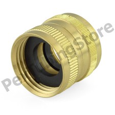 3/4" x 3/4" Female Garden Hose Swivel Brass Coupling Union Fitting
