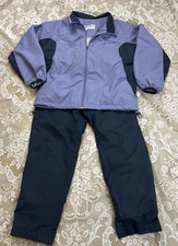 Vintage Wilson Tracksuit Women s Large Jacket Pants Lined 90s Lavender Gray