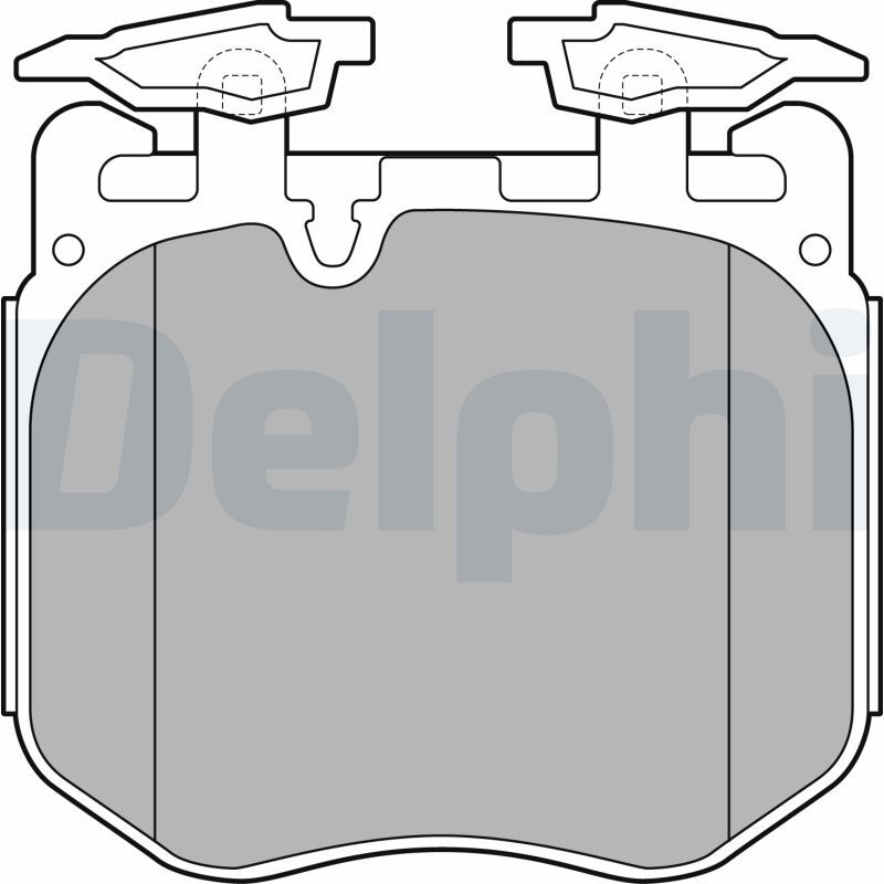Plaquette de frein DELPHI LP3304 anti-bruit et haute performance thermique