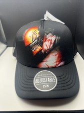 Chainsaw Man Denji Adjustable Trucker Hat Bioworld Crunchy Roll NWT