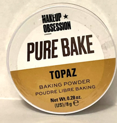MAKEUP OBSESSION PURE BAKE TOPAZ BAKING POWDER .28 OZ SEALED 