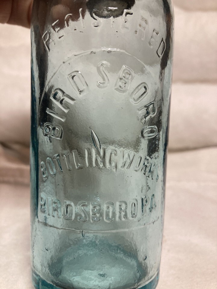 Birdsboro Bottling Birdsboro, Pa. Berks County Hutch Blob Top Beer/Soda