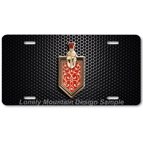 Chevy Monte Carlo Inspired Art on Mesh FLAT Aluminum Novelty License Tag Plate