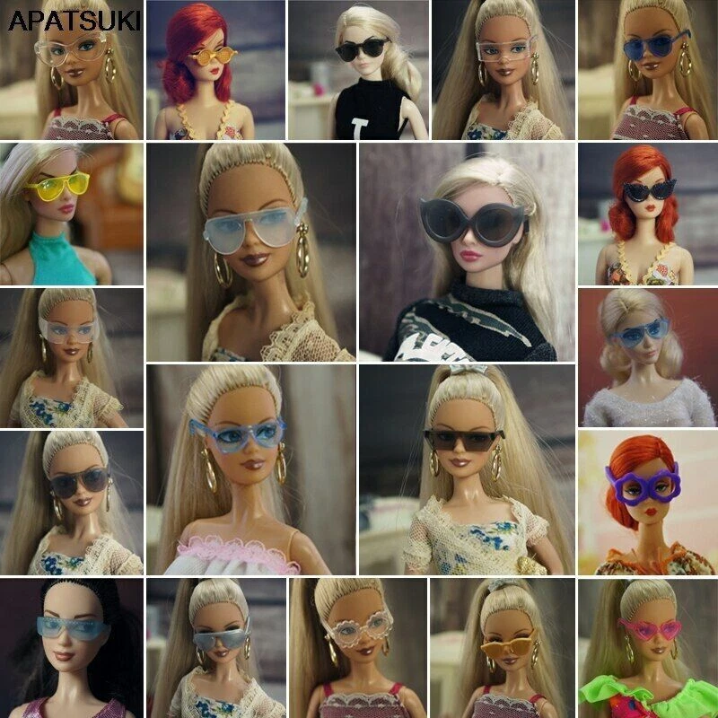 Für Barbie Mini Plastikbrille Für Ken Boy Puppen Sonnenbrille Puppenzubehör