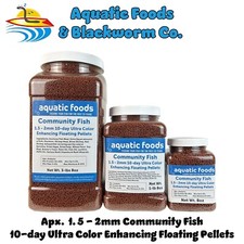 Community Fish, Ultra Color Enhancing Floating Pellets 10-Day Color Change. JAR