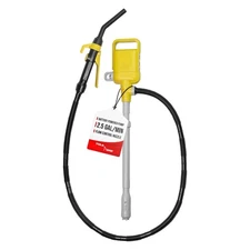 TRCDM Fuel Transfer Pump w/Easy Handle, Flexible 4.1ft Hose, 2x Powerful Moto...