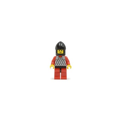 LEGO  Minifig cas161 - Scale Mail - Red with Red Arms