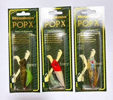 Megabass Pop X Lure Set 3pcs PM Red Head REDEYE Glass Shrimp Jungle Tree CB New