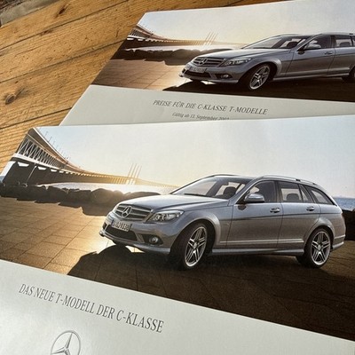 Mercedes Catalogue + Price List 2007 C-Class Estate S204 Brochure 35 S
