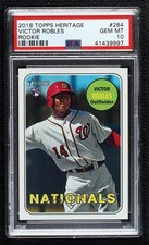 2018 Topps Heritage Rookie Variation SP Victor Robles #284 PSA 10 GEM MT sd0