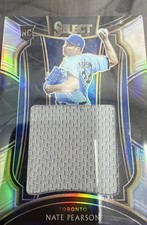 2021 Panini Select - Rookie Jumbo Swatches Nate Pearson #RJS-NP Holo Prizm /250