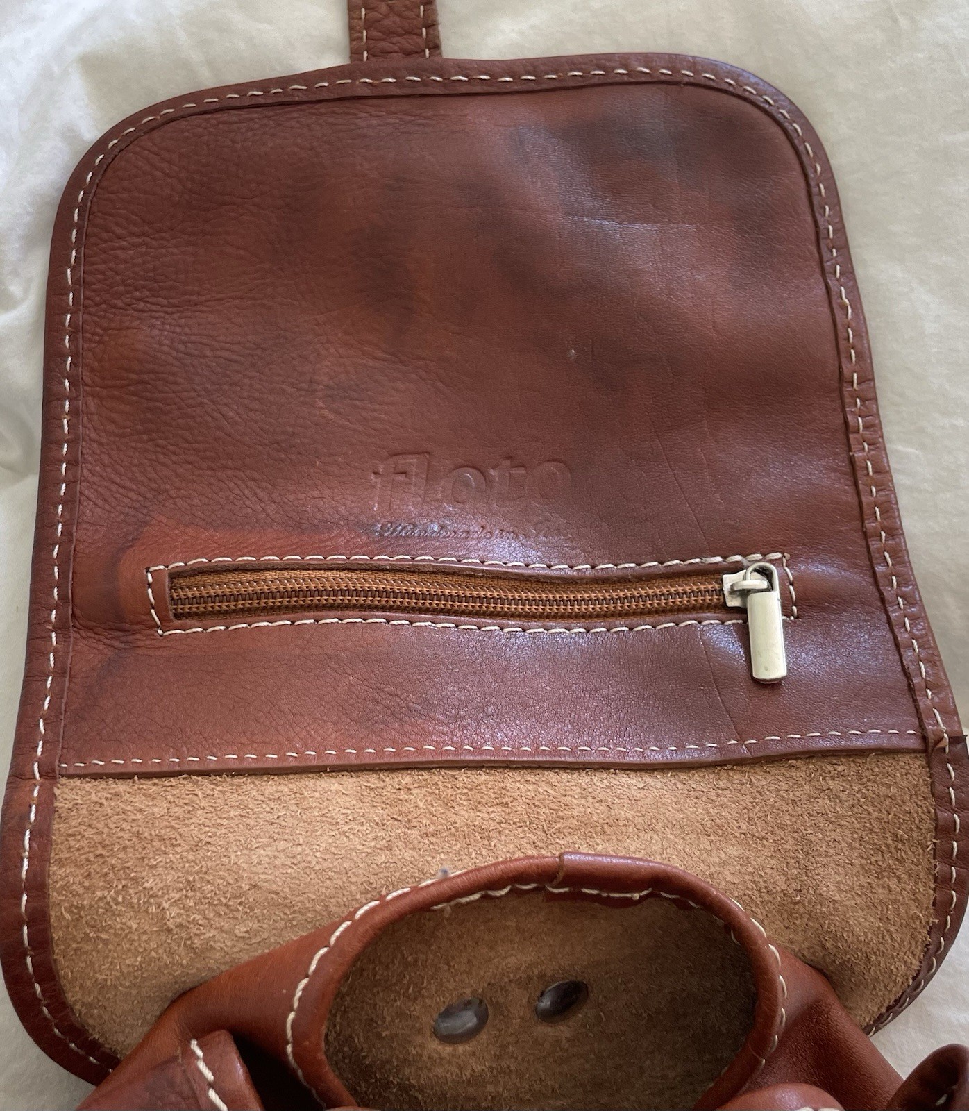 Floto -Multi Compartment Backpack -Full Grain Lea… - image 18