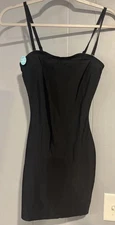 NWT Spanx Assets Size Small Wear 5 Ways Full Slip Black Strapless NEW
