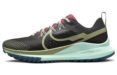 Nike React Pegasus Trail 4 Black Alligator Mint 2022 - DJ6159-004