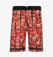 Nike Men's Staked Fadeaway 9" Boardshort Swim Shorts Men Size 32 NEW WITH TAGS 