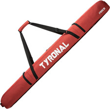 Ski Bag for Air Travel,Single Ski Carry Bag with Fully Padded Protection,Water-R