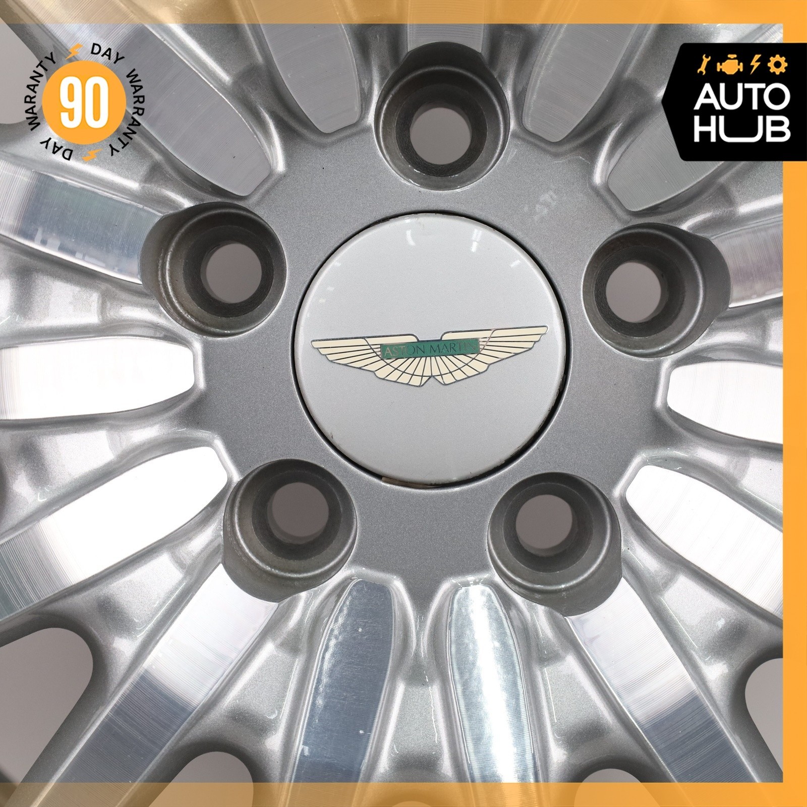 Aston Martin DB9 8.5 x 19 19" Front Wheel Rim Silver 4G431007FA OEM