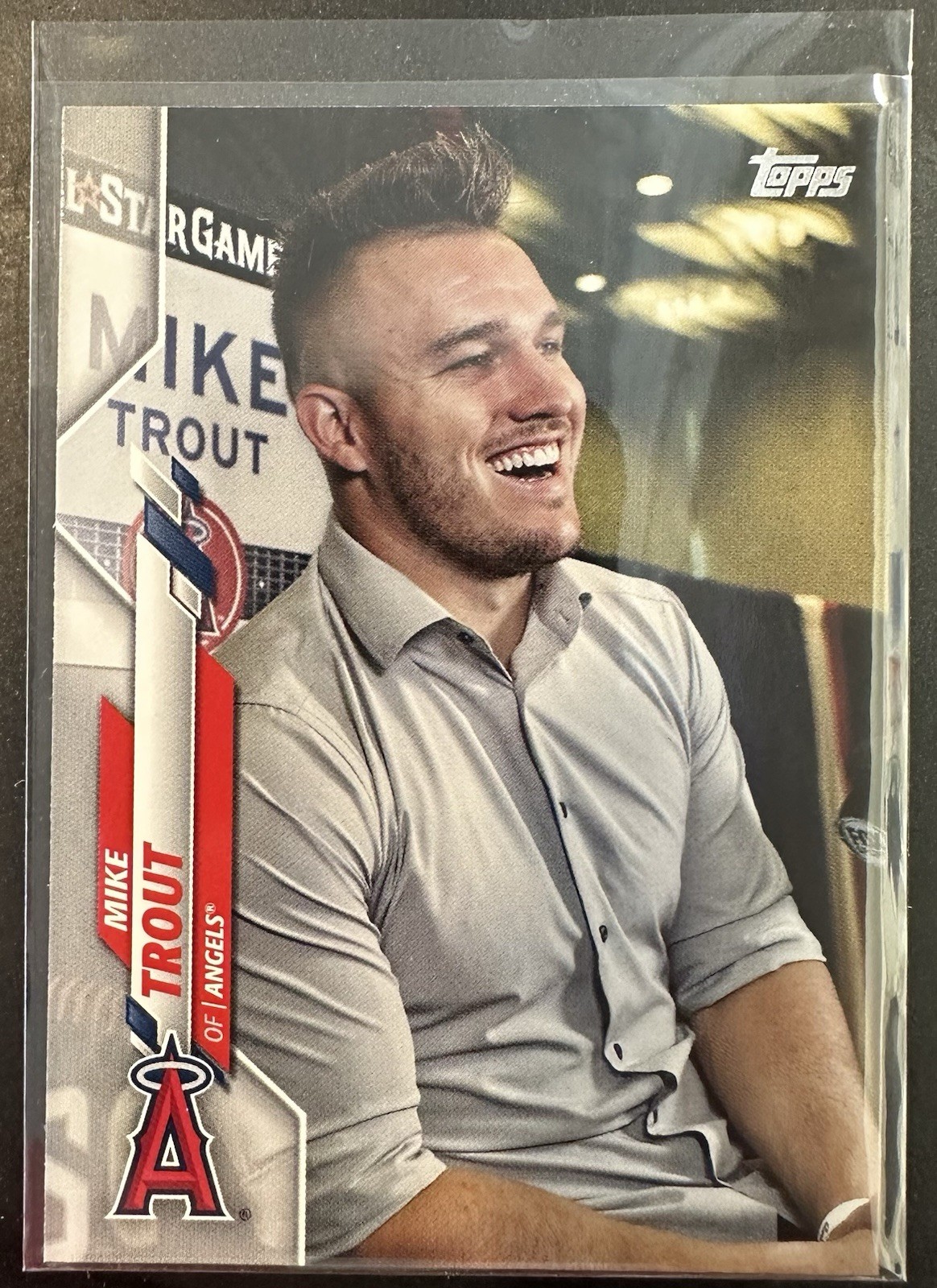 2020 Topps Update Mike Trout Image Variation SP #U-4 Angels