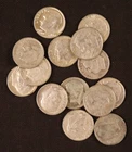 Lot of 14 - Silver Roosevelt Dimes (1947-1964) - VG-BU - Nice Appearances-Lot #6
