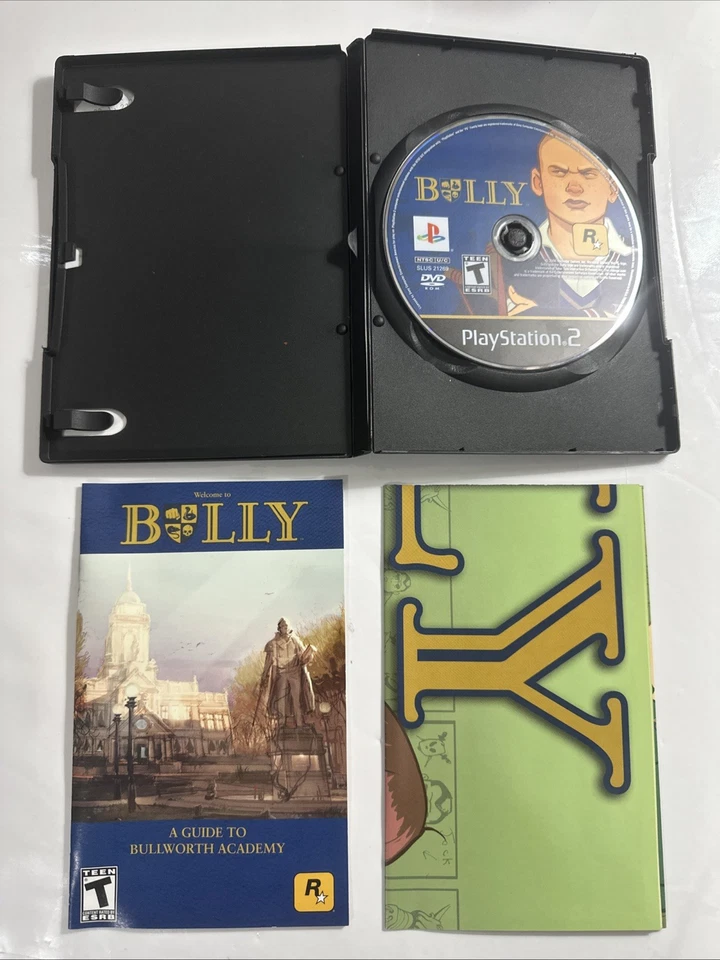 Bully (Sony PlayStation 2, PS2) CIB Complete W/ Map & Manual Black Label -Tested - Image 3 of 3