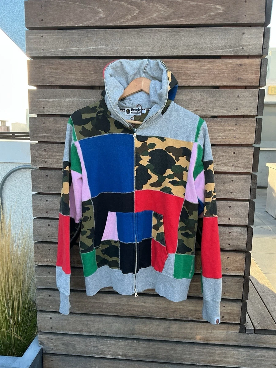 A Bathing Ape Multicolor Long Sleeve Hoodies & Sweatshirts for Men