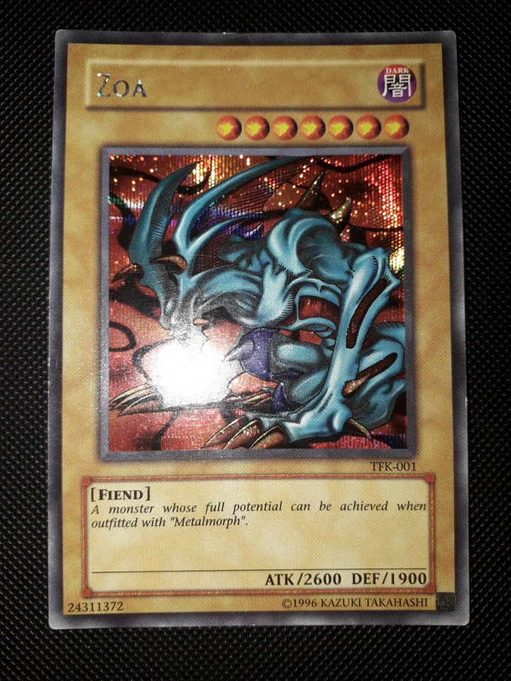 Yu-Gi-Oh! Zoa, TFK-001, Secret Rare, 2. Edition, Englisch, Light Played - Bild 2 von 4