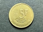 Belgium 🇧🇪 5 francs 1986 KM#163 24mm (Baudouin I) We Combine Shipping! — photo 2