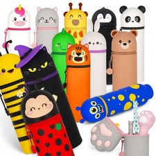 LEGAMI Federmäppchen Stiftehalter Panda Dino Einhorn Tiger Kitty Pingu Halloween