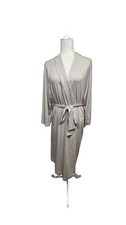 Natori Shangrila taupe Tencel modal 49 inch length robe sz Mediun