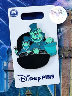 2025 Disney Parks The Muppets Kermit & Fozzie Ride Haunted Mansion OE Pin