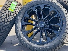 22 Black Tahoe Silverado 1500 Wheels Rims Tires Suburban Gmc Sierra Yukon