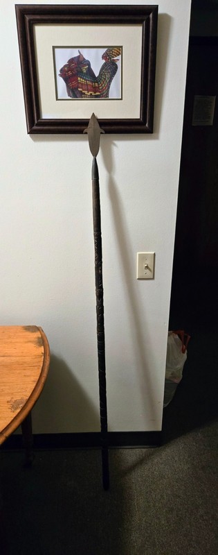Vintage Decorative African Spear