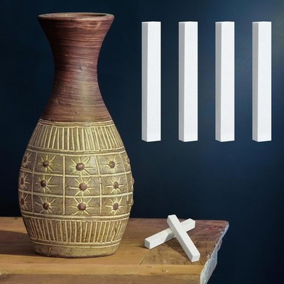Pottery Abrasive Stone Set - 4 Pcs for Smoothing & Shaping Ceramics