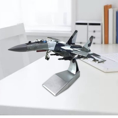 1/100 Suchoi SU-35 Metall Jagdflugzeug Modell mit Ständer realistische Dekoration
