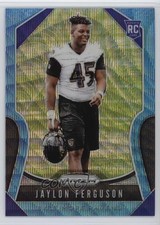 2019 Panini Prizm Rookies Blue Wave Prizm 43/199 Jaylon Ferguson #379 05k6