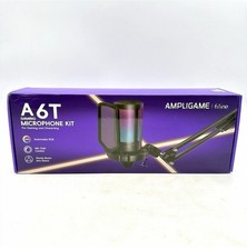 Fifine Ampligame A6T USB Gaming Microphone Kit Condenser Mic RGB PC Mac