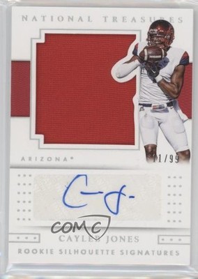 2016 Panini National Treasures Collegiate 11/99 Cayleb Jones Rookie Auto RC 9nr