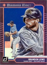 2021 Donruss Holo Blue #1 Brandon Lowe DK - BB