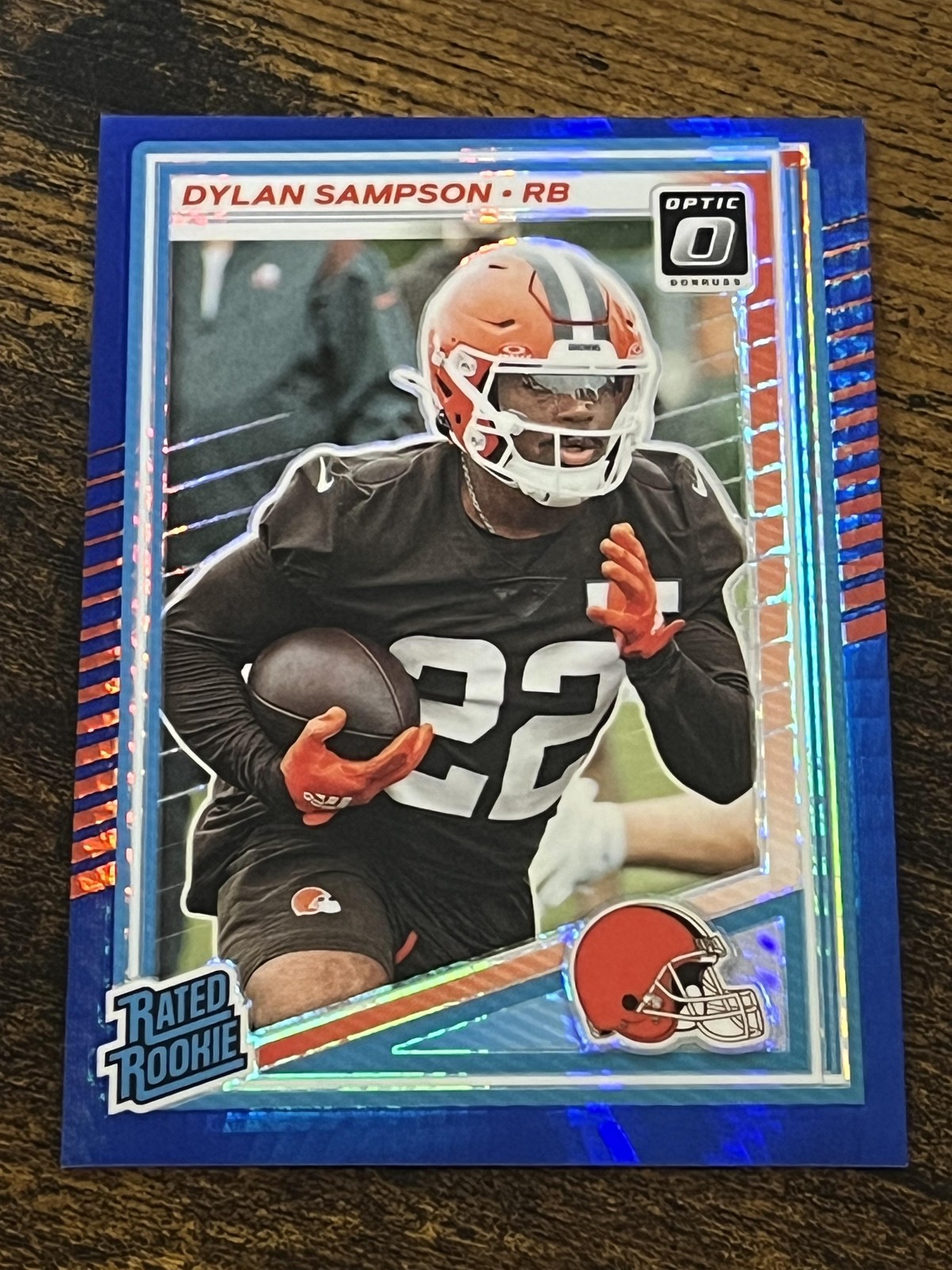 2025 Donruss Optic #238 Dylan Sampson Blue Hyper