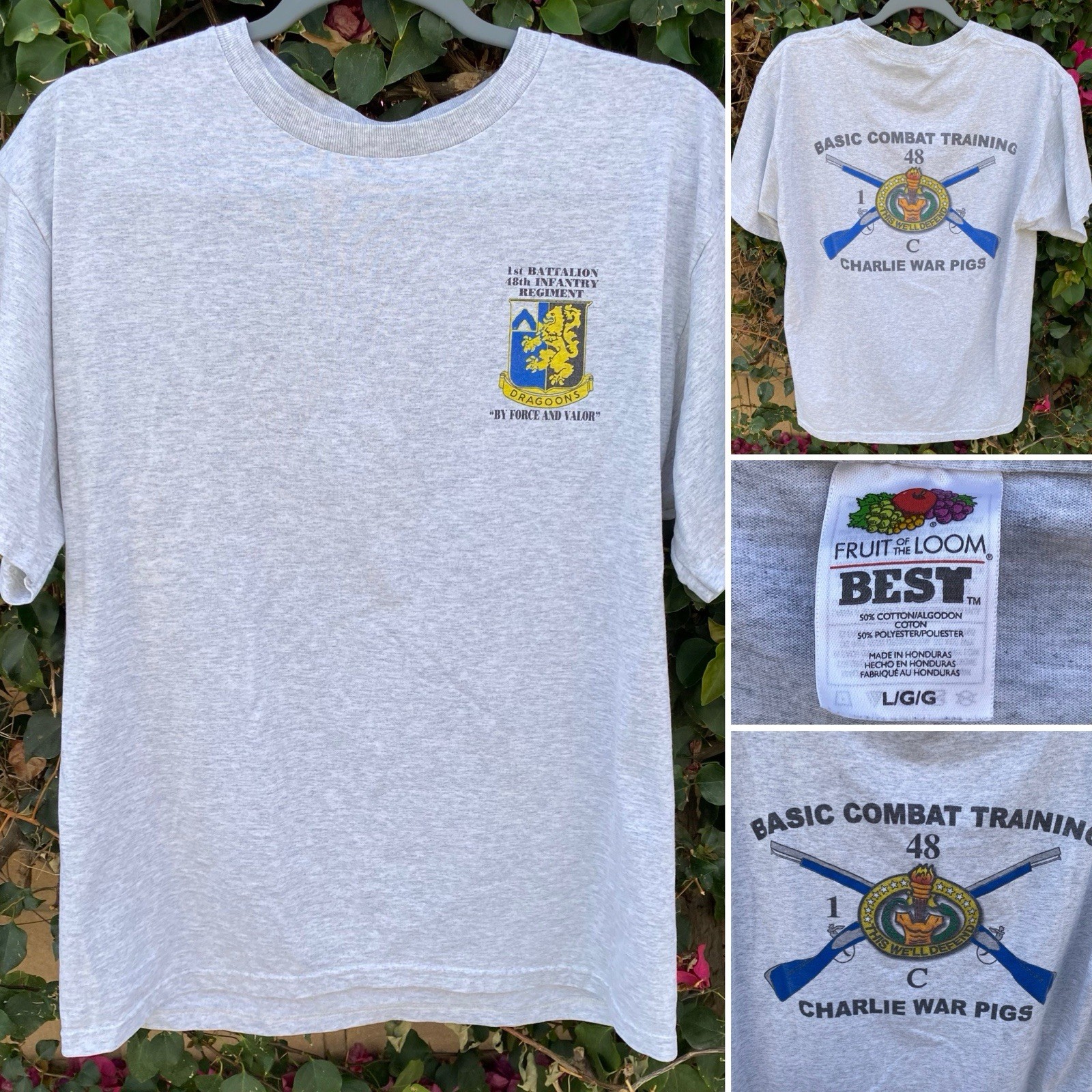 Dragoons Basic Combat Training Charlie War Pigs T… - image 2