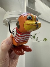 Vintage 60 s Yone Wind-Up Monkey Tin Toy Japan Litho 2033 Walking Works