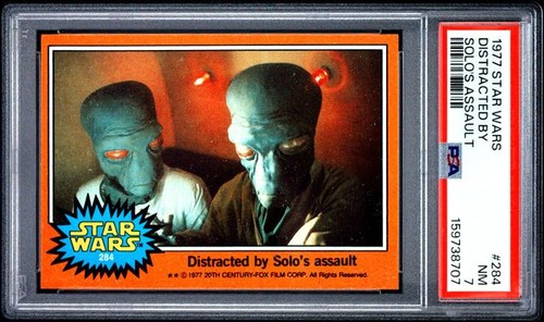 1977 STAR WARS #284 DISTRACTED BY SOLO'S ASSAULT PSA 7 NM 8707