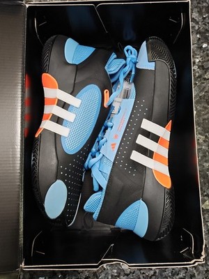 Size 8.5 adidas D.O.N. Issue #5 Black Light Blue Men