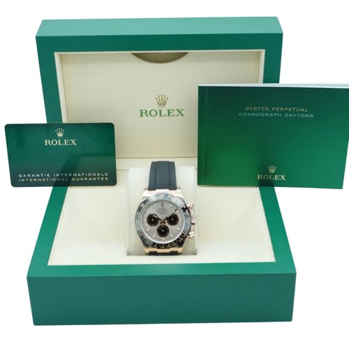 Rolex 116515LN Daytona 18K Rose Gold Sundust Pink Dial Box and...