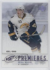 2007-08 Upper Deck Ice Premieres 681/999 Level 2 Mike Weber #159 0c2