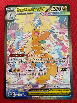 Mega Dragonite ex 290/217 Special Illustration Rare Ascended Heroes (NM) Pokemon