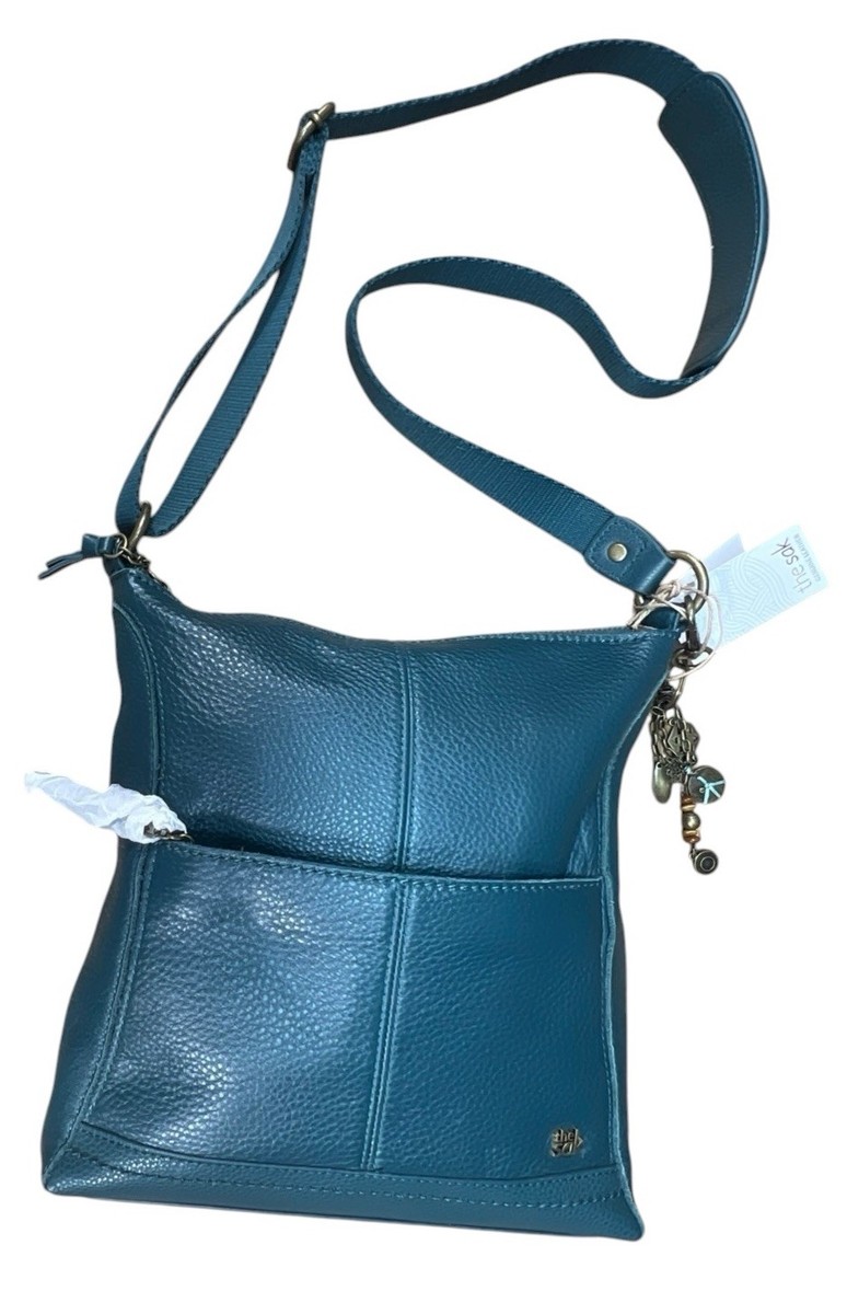 The Sak Lucia Leather Crossbody Juniper | eBay
