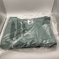 Medline ComfortEase 8800 Scrubs Top Size XL Light Teal Blue/Green JSS - New