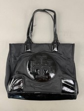 Tory Burch Ella Patent Tote Bag - Black Large