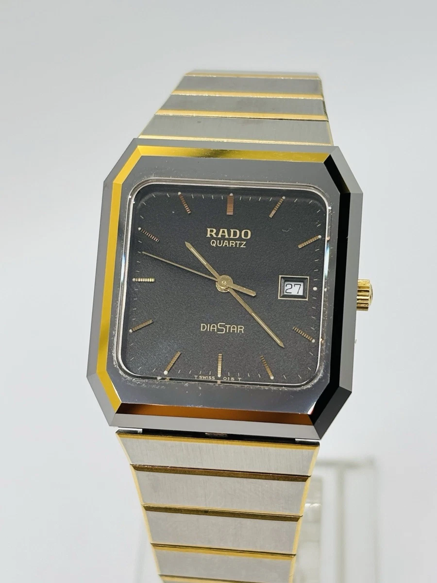 Vintage RADO DiaStar 18K Gold Quartz Watch Ref. 129.0210.3 | eBay